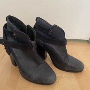 Rag & Bone Leather Harlow Ankle Boots